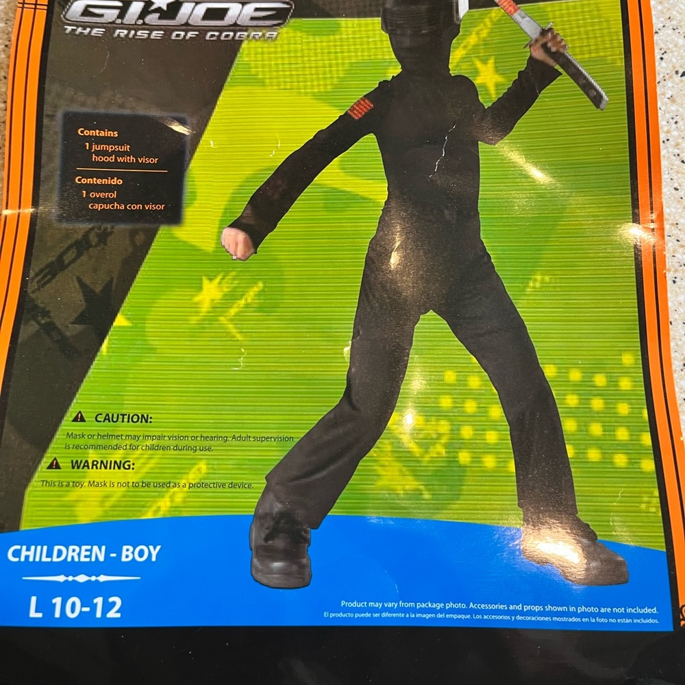 G I Joe costume, L 10-1